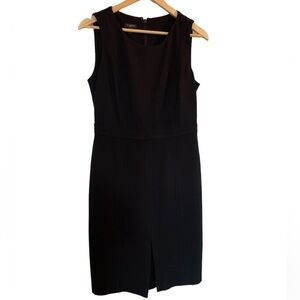 TALBOTS Black Stretch Sheath Dress  Sleeveless LBD Little Black Dress - Size 6P